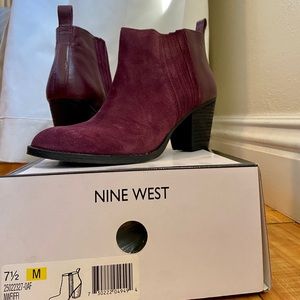 Booties with small heel